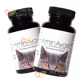 AminAvast Kidney Support Supplement 300mg For Cats and Dogs 60 Capsules 胺腎 腎臟保健品 300mg 貓狗適用60粒膠囊 最佳使用日期 2027-12