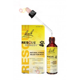 Bach Rescue Remedy Natural Stress Relief For Pets Alcohol Free 20 ml 巴哈紓壓水（寵物專用配方）20ml [美國直送 | 平行進口] 最佳使用日期 2026-01