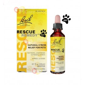 Bach Rescue Remedy Natural Stress Relief For Pets Alcohol Free 20 ml 巴哈紓壓水（寵物專用配方）20ml [美國直送 | 平行進口] 最佳使用日期 2026-01