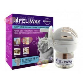 Feliway Classic  Starter kit Diffuser + Refill Kit 48ml 費洛蒙 貓貓 香薰 電子插坐(三腳插坐) 及 電子式 貓貓 香薰補充裝 48ml [歐美製造 | 平行進口]
