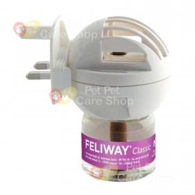 Feliway Classic  Starter kit Diffuser + Refill Kit 48ml 費洛蒙 貓貓 香薰 電子插坐(三腳插坐) 及 電子式 貓貓 香薰補充裝 48ml [歐美製造 | 平行進口]