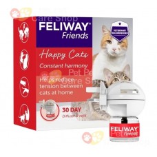 Feliway MultiCat  Starter kit Diffuser + Refill Kit 48ml 費洛蒙 貓貓 香薰 電子插坐(三腳插坐) 及 電子式 貓貓 香薰補充裝48ml [歐美製造 | 平行進口]