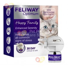 Feliway Optimum Starter kit diffuser & 48 ml refill 費洛蒙 貓貓 香薰 電子插坐(三腳插坐) 及 電子式 貓貓 香薰補充裝48ml 