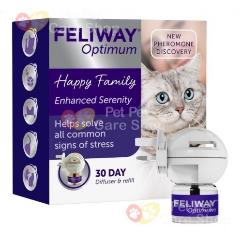 Feliway Optimum Starter kit diffuser & 48 ml refill 費洛蒙 貓貓 香薰 電子插坐(三腳插坐) 及 電子式 貓貓 香薰補充裝48ml Feliway Optimum Starter kit diffuser & 48 ml refill 費洛蒙 貓貓 香薰 電子插坐(三腳插坐) 及 電子式 貓貓 香薰補充裝48ml