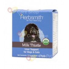 Herbsmith Milk Thistle Herbal Liver Supplement For Cats and Dogs 75g Powder 寵物有機草本奶薊護肝粉貓狗適用 75g粉裝 [美國直送 | 平行進口]