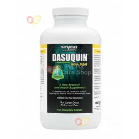 Nutramax Dasuquin with MSM For Large Dogs Over 60 lbs 150 Chewable Tablets 狗狗關節補給品 + MSM 60 lbs 以上 大型狗150粒咀嚼片裝 [美國直送 | 平行進口]