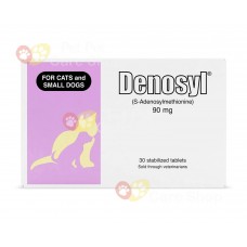Nutramax Denosyl 90mg For Cats and Small Dogs up to 12lbs 30 Tablets 寵物肝臟補充品 90mg 12磅或以下貓狗適用30粒裝 [美國直送 | 平行進口]