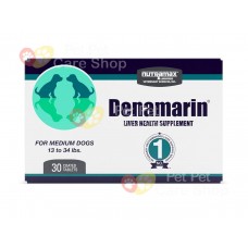 Nutramax Denamarin 225mg For Medium Dogs 13lbs to 34lbs 30 Tablets 中型狗肝臟補充品加強版 13磅 至 34磅適用30粒裝 [美國直送 | 平行進口]