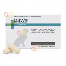 PAW HepatoAdvanced For Medium to Large Dogs 15kg and up 30 Chewable Tablets 狗狗肝臟補充品 15kg或以上適用咀嚼片30片裝 [美國直送 | 平行進口]