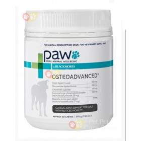 PAW By Blackmores OsteoAdvanced for Dogs 300g 狗狗 高級健康關節袋鼠肉咀嚼零食粒 300克 [澳洲 直送 | 平行進口]