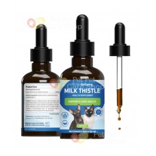 Pet Wellbeing Milk Thistle Supports Liver Health For Cats 2oz (59ml) 貓貓奶薊排毒護肝素 2oz (59ml) [美國直送 | 平行進口]