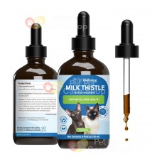 Pet Wellbeing Milk Thistle Supports Liver Health For Cats 4oz (118ml) 貓貓奶薊排毒護肝素 4oz (118ml) [美國直送 | 平行進口]