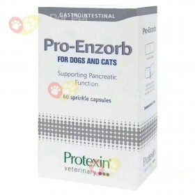 Protexin Pro-Enzorb Pancreatic Function Support For Cats and Dogs 60 Capsules 寵物胰臟腺功能補充品貓狗適用 60粒膠囊裝 [英國直送 | 平行進口] 