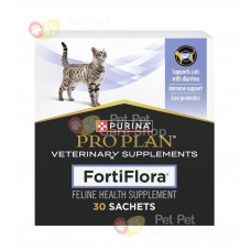 PURINA Pro Plan FortiFlora Powdered Probiotic For Cats 30 Sachets 貓貓腸道益生菌 30包粉裝 [美國直送 | 平行進口]