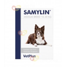 VetPlus Samylin Medium Breed For Dogs 10kg to 30kg 30 Sachets 狗狗肝臟補充品 10kg 至 30kg 適用30包粉裝 [英國直送 | 平行進口]
