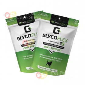 VetriScience Healthy Hip & Joint GlycoFlex II for Dogs 120 Soft Chews 狗狗2級健康關節保健咀嚼零食粒120粒 [美國直送 | 平行進口] [最佳使用日期已過]