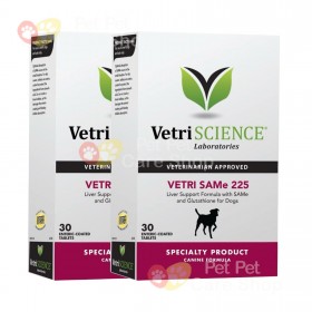 VetriScience Vetri SAMe 225mg For Dogs 13lbs and up 30 tablets 狗狗肝臟補充品 225mg 13磅體重或以上適用30粒裝 [美國直送 | 平行進口]