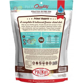 Primal Grain Free Raw Freeze Dried Cat Food Chicken & Salmon Formula 生肉冷凍脫水貓糧雞及三文魚配方14oz [美國直送 | 平行進口]