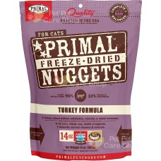 Primal Grain Free Raw Freeze Dried Cat Food Turkey Formula 生肉冷凍脫水貓糧火雞配方14oz [美國直送 | 平行進口]