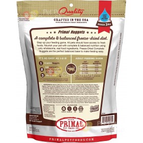 Primal Grain Free Raw Freeze Dried Cat Food Venison Formula 生肉冷凍脫水貓糧鹿肉配方14oz [美國直送 | 平行進口]
