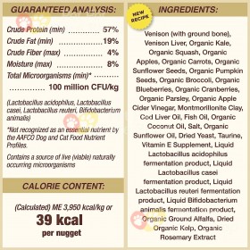 Primal Grain Free Raw Freeze Dried Cat Food Venison Formula 生肉冷凍脫水貓糧鹿肉配方14oz [美國直送 | 平行進口]