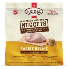 Primal Grain Free Raw Freeze Dried Dog Food Rabbit Formula 生肉冷凍脫水狗糧兔肉配方14oz [美國直送 | 平行進口]