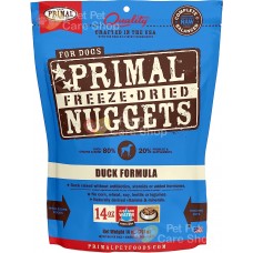 Primal Grain Free Raw Freeze Dried Dog Food Duck Formula 生肉冷凍脫水狗糧鴨肉配方14oz [美國直送 | 平行進口]