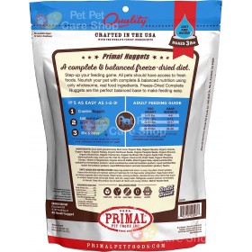 Primal Grain Free Raw Freeze Dried Dog Food Duck Formula 生肉冷凍脫水狗糧鴨肉配方14oz [美國直送 | 平行進口]