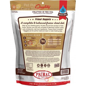 Primal Grain Free Raw Freeze Dried Dog Food Lamb Formula 生肉冷凍脫水狗糧羊肉配方14oz [美國直送 | 平行進口]