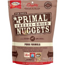 Primal Grain Free Raw Freeze Dried Dog Food Pork Formula 生肉冷凍脫水狗糧豬肉配方14oz [美國直送 | 平行進口]