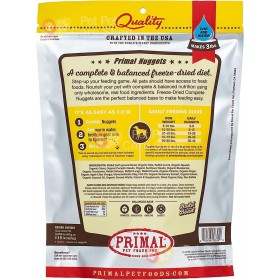 Primal Grain Free Raw Freeze Dried Dog Food Rabbit Formula 生肉冷凍脫水狗糧兔肉配方14oz [美國直送 | 平行進口]