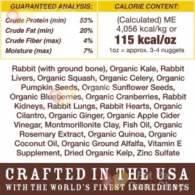 Primal Grain Free Raw Freeze Dried Dog Food Rabbit Formula 生肉冷凍脫水狗糧兔肉配方14oz [美國直送 | 平行進口]