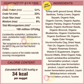 Primal Grain Free Raw Freeze Dried Dog Food Turkey & Sardine Formula 生肉冷凍脫水狗糧火雞沙甸魚配方14oz [美國直送 | 平行進口]