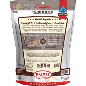 Primal Grain Free Raw Freeze Dried Dog Food Venison Formula 生肉冷凍脫水狗糧鹿肉配方14oz [美國直送 | 平行進口]