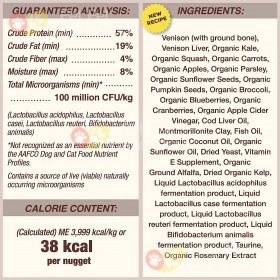Primal Grain Free Raw Freeze Dried Dog Food Venison Formula 生肉冷凍脫水狗糧鹿肉配方14oz [美國直送 | 平行進口]